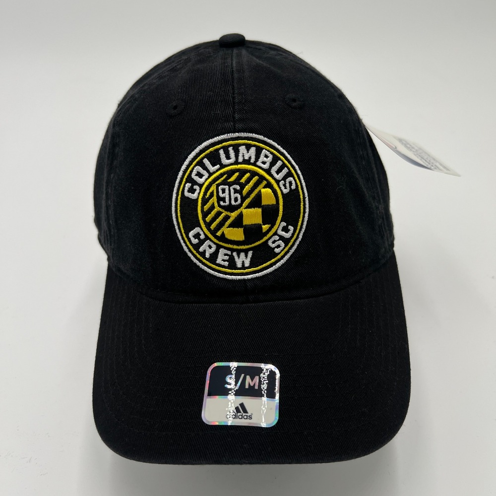 Adidas Columbus Crew‎ SC MLS Soccer Superflex Baseball Cap Hat Black SM New